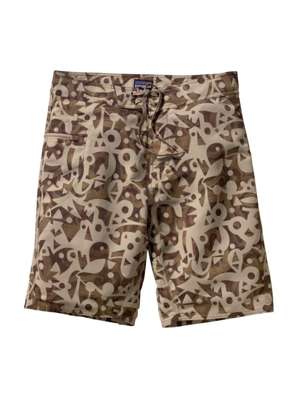 Patagonia Men's Wavefarer 21" Board Shorts Size 33 Oaxaca Peat Brown Retro